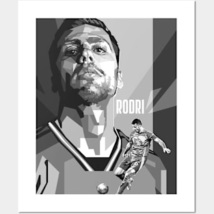 Rodri grayscale Fan art Illustration Posters and Art